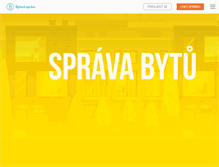 Tablet Screenshot of bytova-sprava.cz